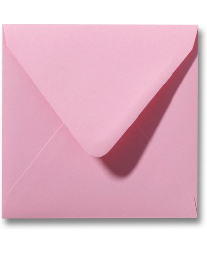 Luxe Enveloppen 14x14 cm Donker Roze (30 stuks)