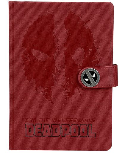 Deadpool Splat Notitieboek rood