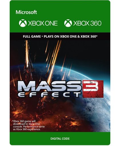 Mass Effect 3 - Xbox 360 / Xbox One