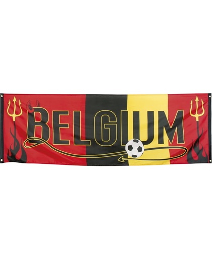 Polyester Banner Belgium (74 X 220 Cm)