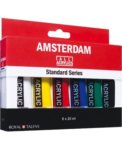 Amsterdam Standard acrylverf 6 tubes 20ml