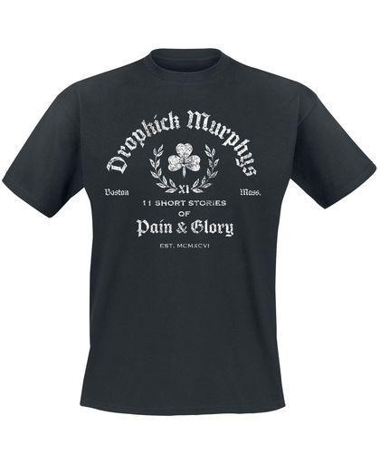 Dropkick Murphys Pain & Glory T-shirt zwart