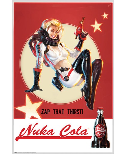 Fallout Nuka Cola Poster meerkleurig