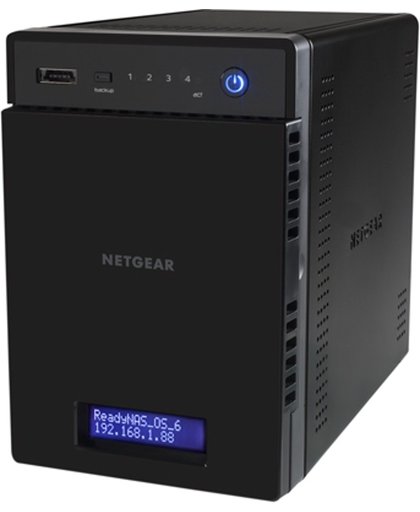 Netgear ReadyNAS 314 4-Bay Ethernet LAN Zwart