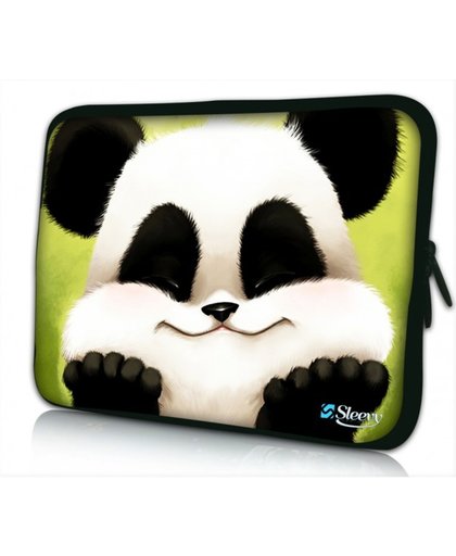 Laptophoes 11.6 inch schattig pandabeertje - Sleevy