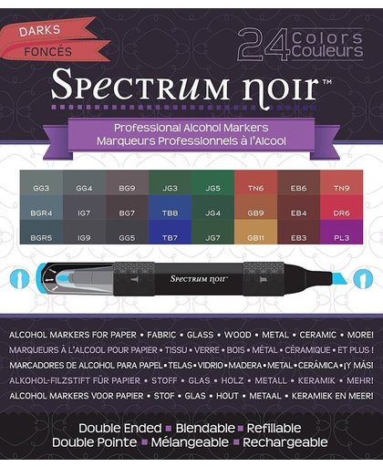 Spectrum noir 24 Pen Set - Darks