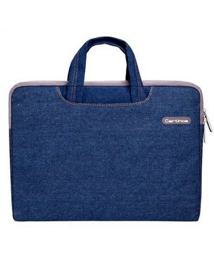 Cartinoe Jean Series Notebook Sleeve Case tas voor MacBook Air Pro 13.3 | Blauw