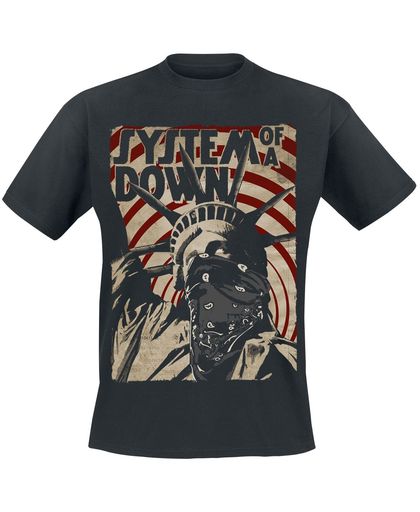 System Of A Down Liberty Bandit T-shirt zwart