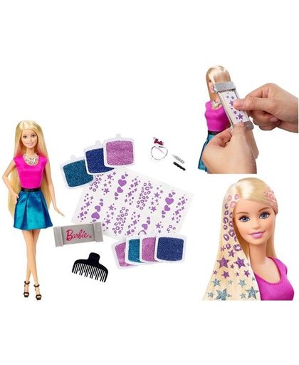 Barbie Glitterhaar - Barbie pop