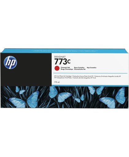 HP 773C chromatisch rode DesignJet , 775 ml inktcartridge