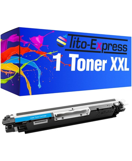 Tito-Express PlatinumSerie PlatinumSerie® 1 Toner XXL compatible voorHP CF351A Cyan HP Color Laserjet Pro: MFP M 170 Series MFP M 176 N MFP M 177 FW