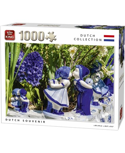 King Puzzel 1000 Stukjes (68 x 49 cm) - Dutch Souvenir - Legpuzzel - Holland Souvenirs