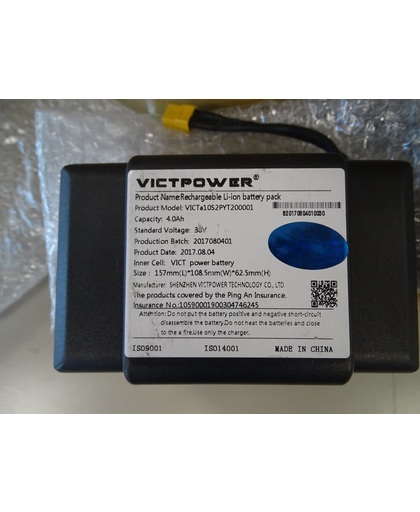 VICTPOWER Hoverboard Oxboard accu batterij 36V 4.4AH/4400mA