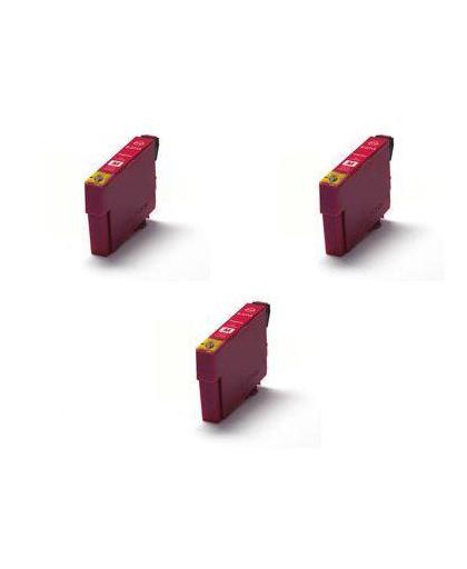 Epson compatible T2713 (T27XL) inktcartridge magenta, 3 pak