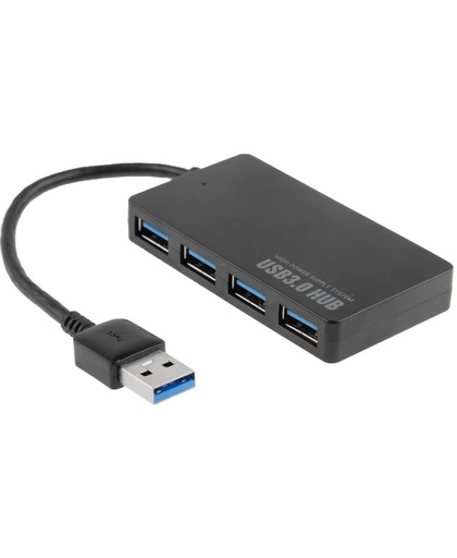 Portable super snelle 4 Poorts USB 3.0 HUB LED Indicator 5Gbps Hot-swap en Plug en Play
