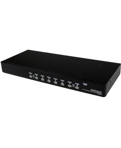StarTech.com 8-poort 1U-Rack USB PS/2 KVM-switch met OSD