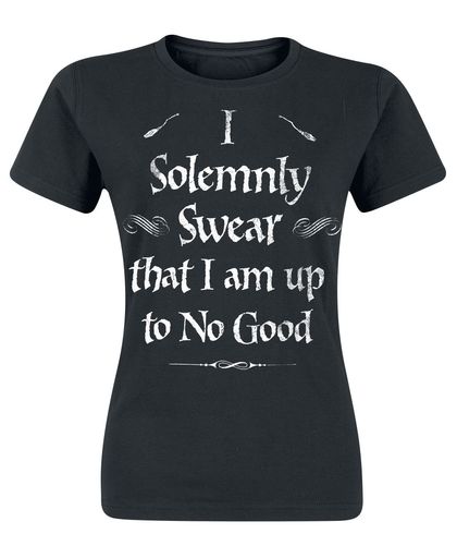 Harry Potter Solemnly Swear Girls shirt zwart