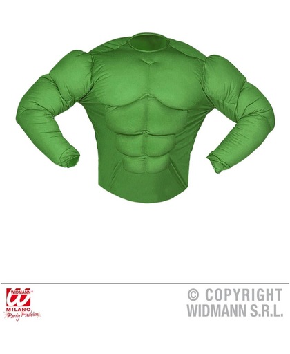 Gespierd hemd groen voor volwassenen Halloween artikel - Verkleedkleding - Medium