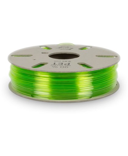 1,75mm recycled PET - groen - hoge kwaliteit gerecycled 3d printer filament van oude flessen