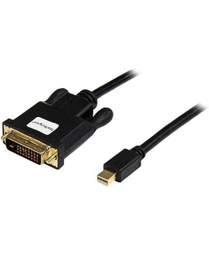StarTech.com 1 m lange Mini DisplayPort-naar-DVI-adapterconverterkabel Mini DP-naar-DVI 1920x1200 zwart