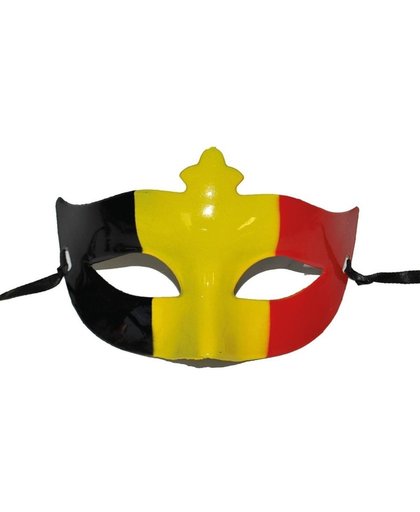 België Oogmasker - Zwart/Geel/Rood
