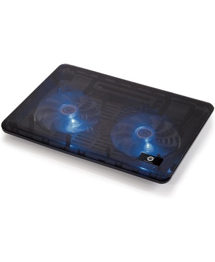 Conceptronic CNBCOOLPAD2F 17" Zwart notebook cooling pad