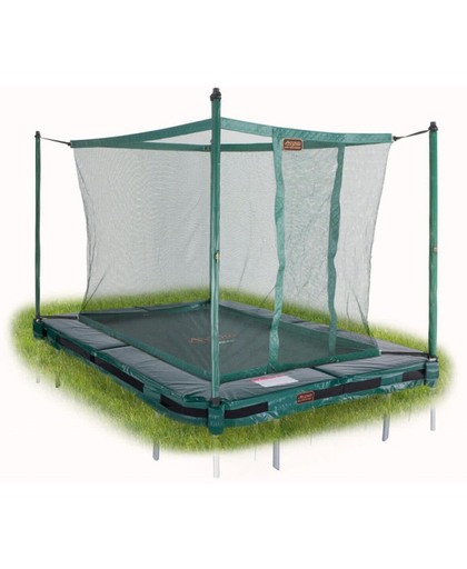 Avyna InGround trampoline PRO-LINE 275x190 (213) Groen + Avyna Veiligheidsnet