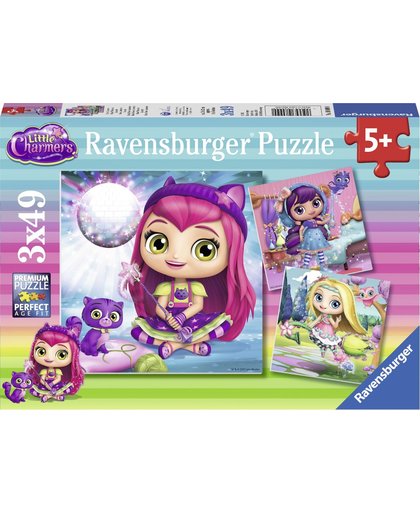 Ravensburger puzzel Disney Little Charmers - Drie puzzels - 49 stukjes - kinderpuzzel