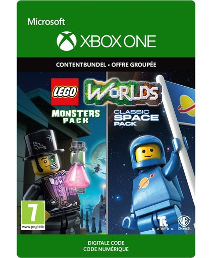 LEGO Worlds DLC: Classic Space Pack & Monsters Pack - Xbox One