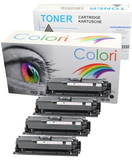 Set 4x  Toner voor Hp 504X 504A Color Laserjet Cp3525