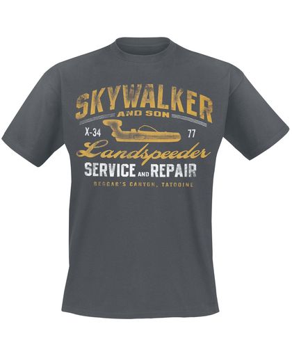 Star Wars Landspeeder Repair T-shirt grijs