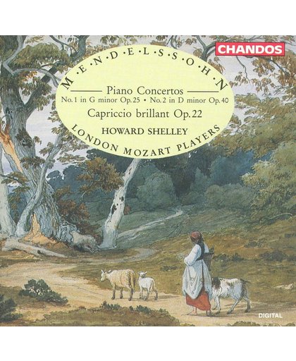 Mendelssohn: Piano Concertos nos 1 & 2 etc / Shelley, London Mozart Players