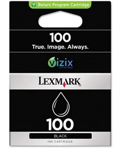 Lexmark 100 retourprogramma zwarte inktcartridge