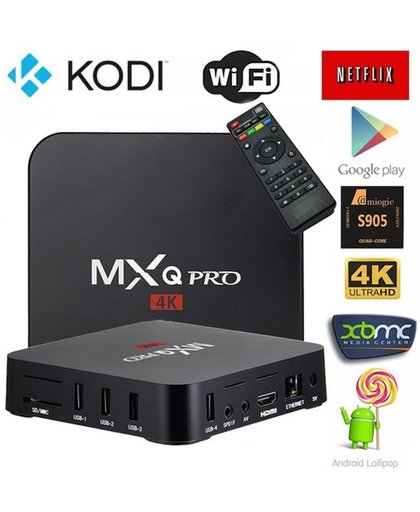 MXQ PRO 4K Android TV Box s905 Kodi 16.1 Android 6.0 + MX3 AIRMOUSE