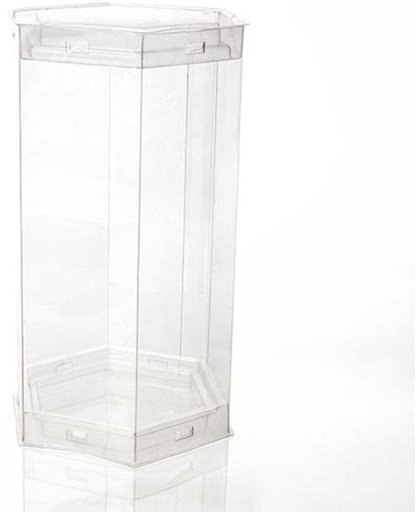 Kristalheldere Pop-up Koker Zes-kantig 89x79x152cm (25 Stuks) [CTHS36]