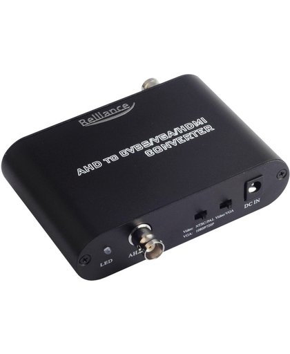 AHD naar HDMI / VGA / CVBS Converter Adapter Encoder, maakt gebruik van een 75-3 Coaxiale Kabel (zwart)