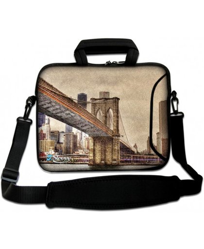 Laptoptas 17.3 inch Brooklyn Bridge New York - Sleevy