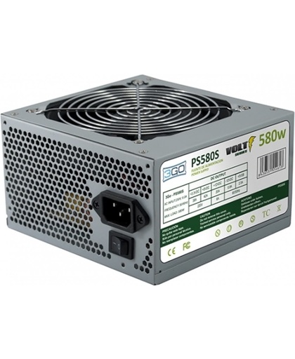 3GO PS580S 580W ATX Grijs power supply unit