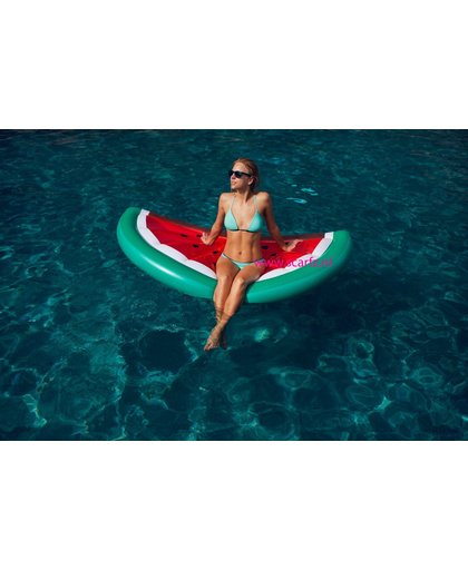 Inflatable Watermelon XXL|Opblaasfiguur|Waterspeelgoed|Watermeloen|Luchtbed|Extra groot formaat