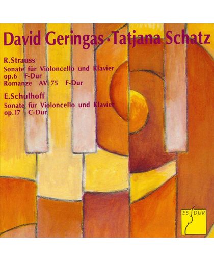 R. Strauss: Sonate fur Violoncello und Klavier F-Dur Op. 6, Romanze F-Dur AV 75; E. Schulhoff: Sonate fur Violoncello und Klavier Op. 17, C-Dur