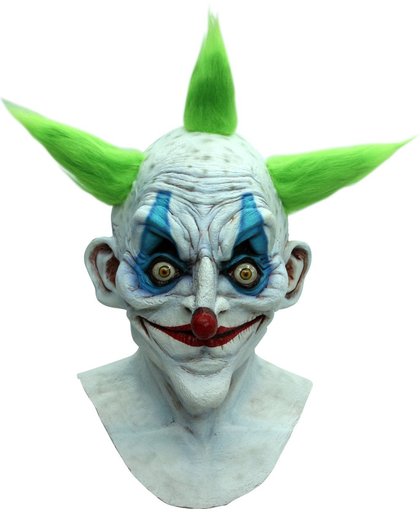 Oude clown masker voor volwassenen Halloween accesoire - Verkleedmasker - One size