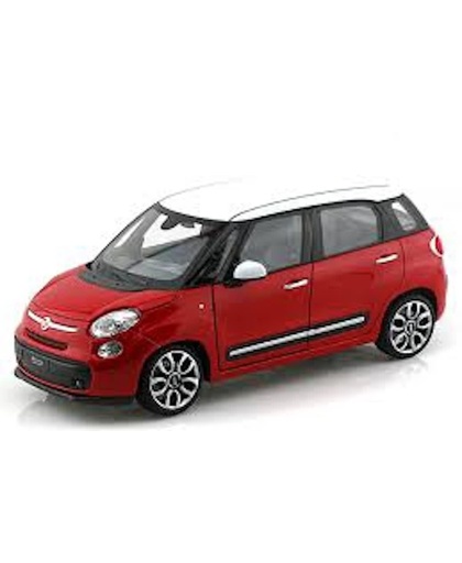 Fiat 500L 2013 Rood 1-24 Welly