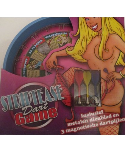 Striptease dart game