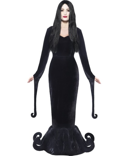Morticia Addams Halloweenkostuum | Verkleedkleding dames maat L (44-46)