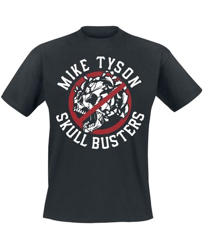Mike Tyson Skull Busters T-shirt zwart