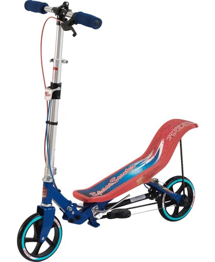 Space Scooter - Step - Blauw/Rood