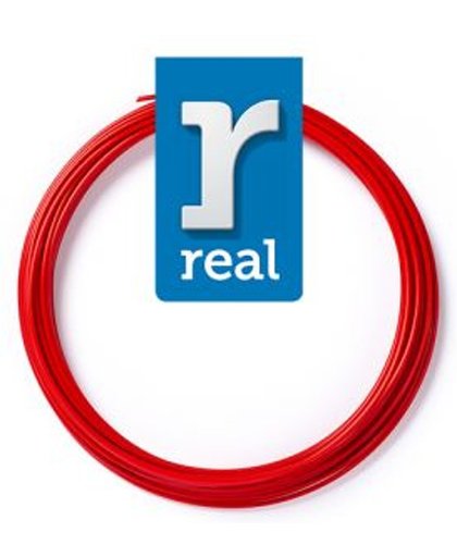 10m High-quality PETG 3D-pen Filament van Real Filament kleur rood