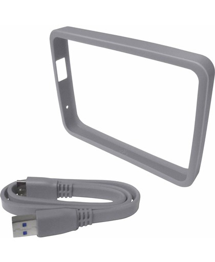 Western Digital WD Grip Pack 2TB/3TB Slate HDD-behuizing Zwart, Zilver