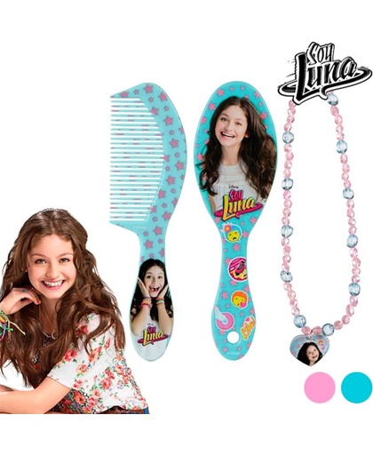 Soy Luna Beautyset voor Meisjes Cepillo+Collar Rosa