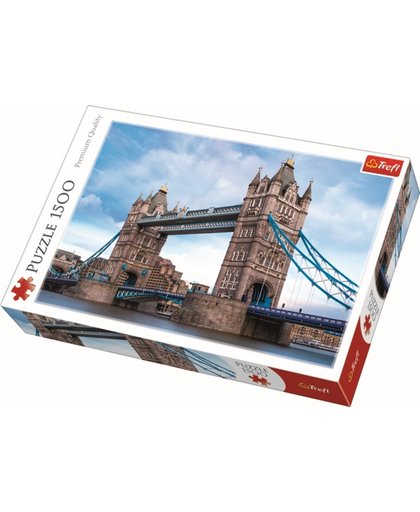 Tower Bridge over de Thames rivier, 1500 stukjes Legpuzzel